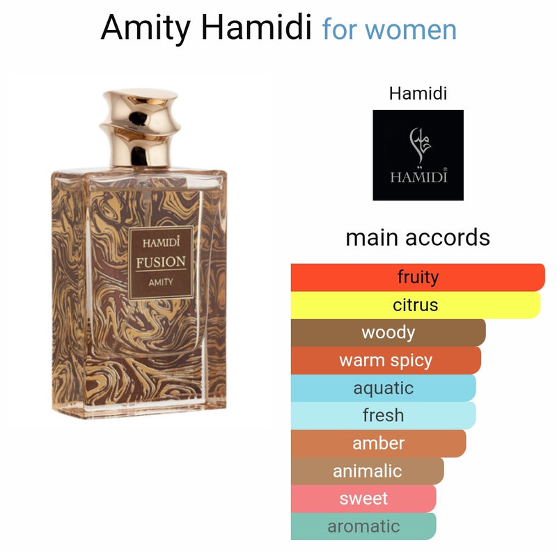 Hamidi FUSION AMITY EDP Spray Perfume 85ml