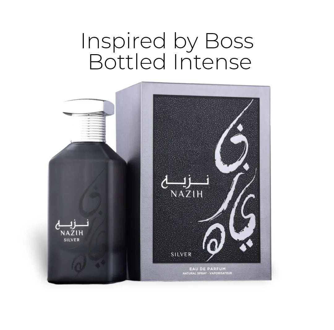 Nazih Silver 100ml EDP Perfume by Athoor Al Alam Fragrance World Nazih Silver 100ml EDP Perfume by Athoor Al Alam Fragrance World