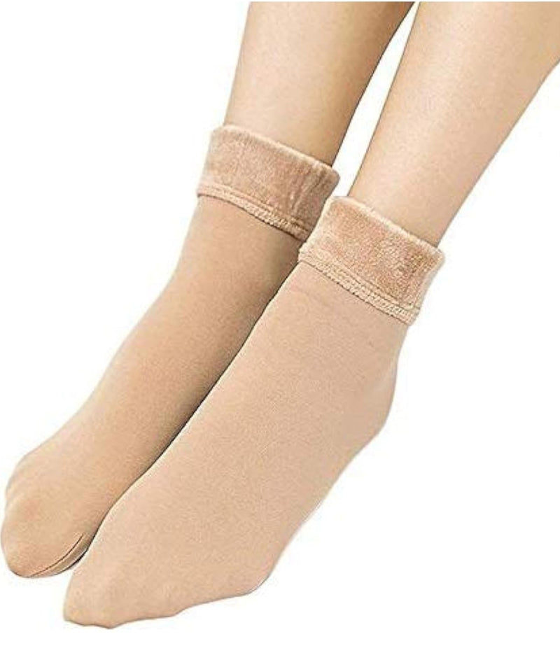 Women's Winter Warm Socks Thick Fleece Lined Trouser Socks 5173 -  Pack of 1 Pair