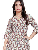 Women's Beautiful Delta Cotton Mix Fabric Printed Night suit Co-Ord Set - VKT600 - TUZZUT Qatar Online Shopping