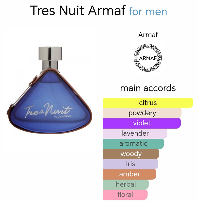 ARMAF Tres Nuit Pour Homme EDP Spray 100ml for Men