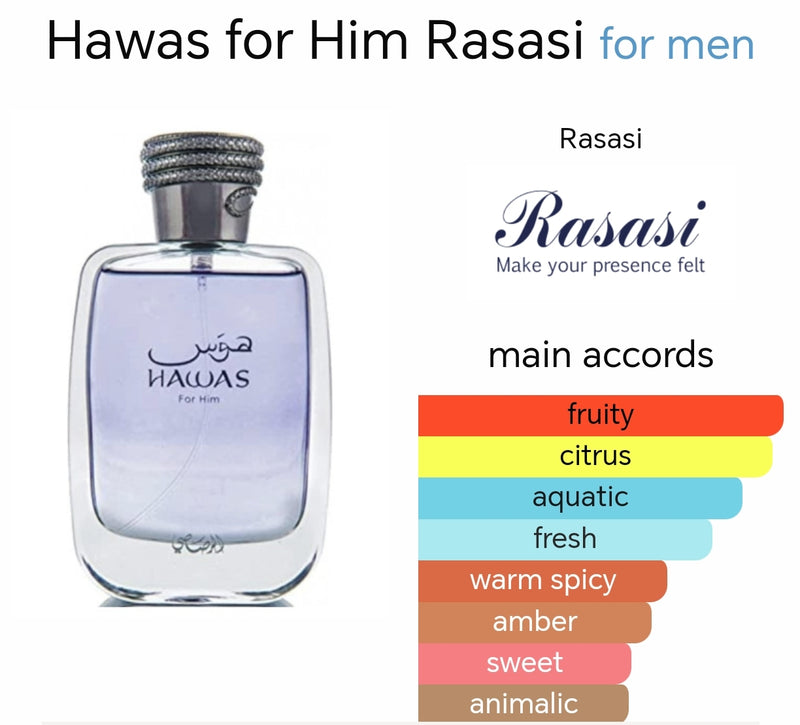 Rasasi Hawas for Him EDP Perfume 100ml