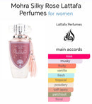 Mohra Silky Rose EDP Perfume -100ml By Lattafa for Women - TUZZUT Qatar Online Shopping