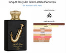 Ishq Al Shuyukh Gold EDP 100ml By Lattafa Pride - TUZZUT Qatar Online Shopping