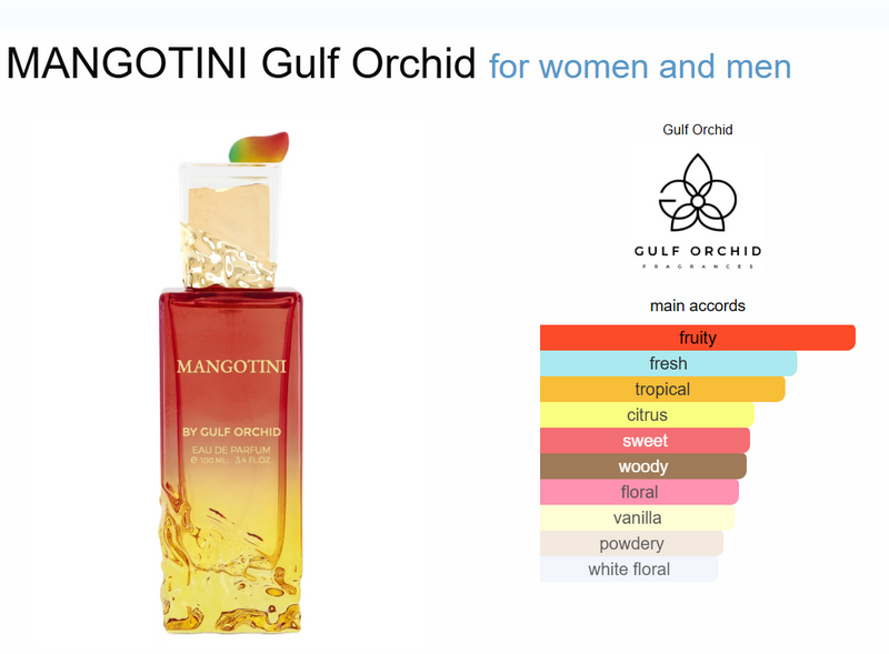 Mangotini EDP Perfume 100ml by Gulf Orchid | Inspired by Mango Skin Vilhelm Parfumerie - TUZZUT Qatar Online Shopping