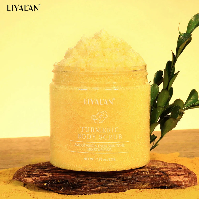 LIYALAN Turmeric Body Scrub LY45 LIYALAN Turmeric Body Scrub LY45