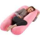 U Shaped Pregnancy Full Body Pillow with Velvet Cover 70x130cm - TUZZUT Qatar Online Shopping