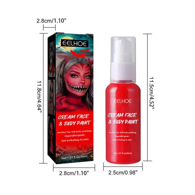 30ml Show Body Paint Beautiful Long Lasting Safe Ingredients For Adult Face Painting Body Painting 30ml Show Body Paint Beautiful Long Lasting Safe Ingredients For Adult Face Painting Body Painting