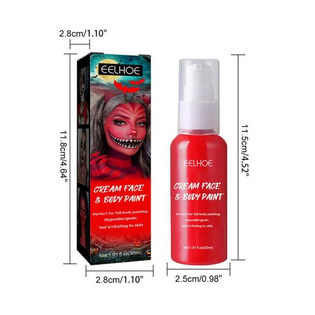 30ml Show Body Paint Beautiful Long Lasting Safe Ingredients For Adult Face Painting Body Painting