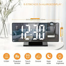 Multifunctional Projection Large Screen Digital Clock - TUZZUT Qatar Online Shopping