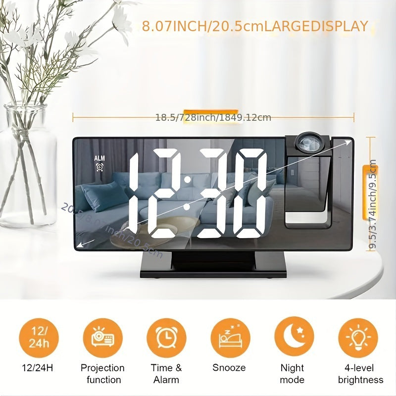 Multifunctional Projection Large Screen Digital Clock Multifunctional Projection Large Screen Digital Clock