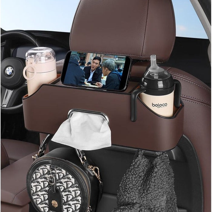 Car Seat Headrest Storage Organizer Box, Car Seat Cup, Tissue Box Holder, Mobile Holder B-117200 Car Seat Headrest Storage Organizer Box, Car Seat Cup, Tissue Box Holder, Mobile Holder B-117200