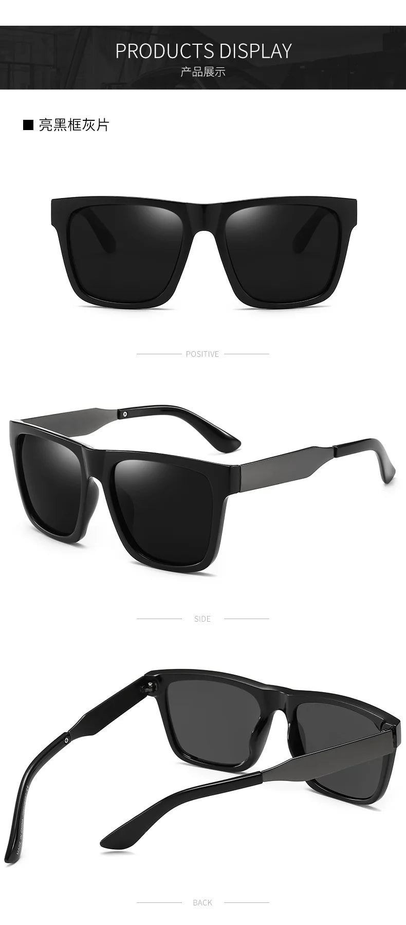 Newest Square polarized Sunglasses Men X3855106