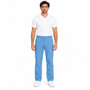Men’s Sky Blue Straight-Leg Trousers YD44