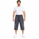 Men’s Charcoal Grey Three-Quarter Sports Trousers YD49