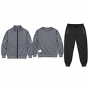 Men’s Grey & Black Three-Piece Tracksuit Set NS28