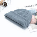 Smooth Plate Solid Knitted Hat Men's Warm Cold Hat Korean Versatile Knitted Hat Yapi Cold Hat S3955106