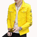 Spring And Autumn Jeans Coat Men's Korean-style Fashion Students Handsome Versatile Jacket MEN'S Wear Summer Men's Denim Jacket S2254900 - Tuzzut.com Qatar Online Shopping