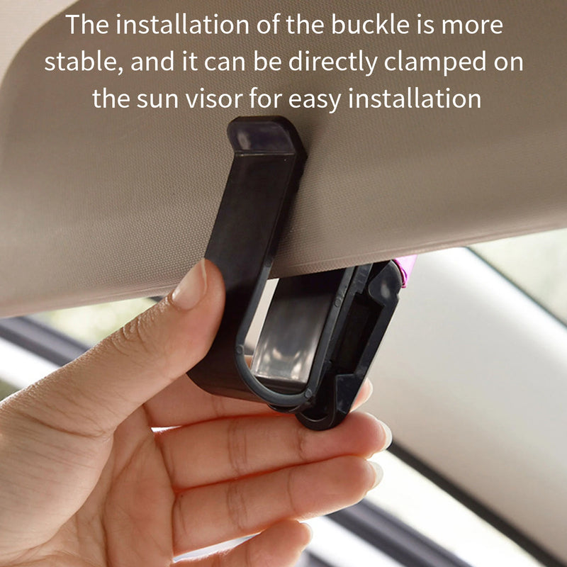 Sunglasses Holder For Car Visor Sunglass Holder Sunglasses Holder For Car Sun Visor Eyeglass Mount With Double-Ends Ticket Card S4337824