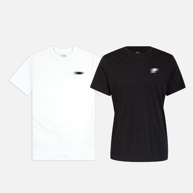 2 Pcs Men's Fashion Different T-shirt Set S S6968676 - Tuzzut.com Qatar Online Shopping