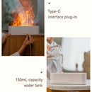 DQ709 Flame Aromatherapy Diffuser Quiet USB Air Humidifier - TUZZUT Qatar Online Shopping