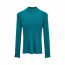 Women Stand Collar Knit Sweater 135503