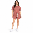 Women’s Terracotta T-Shirt & Shorts Set YD48