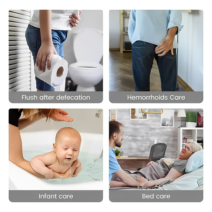 Portable Electric Flushing Device | Sprinkler-Type Bidet Shattaf - CY-118 - TUZZUT Qatar Online Shopping