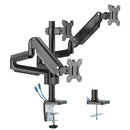 Triple Monitor Gas Spring Mount with Usb Ports - SH 26C036UP (Fits Most 17"~ 32") - Tuzzut.com Qatar Online Shopping