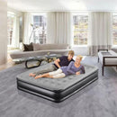 QUEES Double High Adjustable Inflatable Air Mattress 203x157x47CM | Camping Outdoor Home Travel Car Air Bed - TUZZUT Qatar Online Shopping