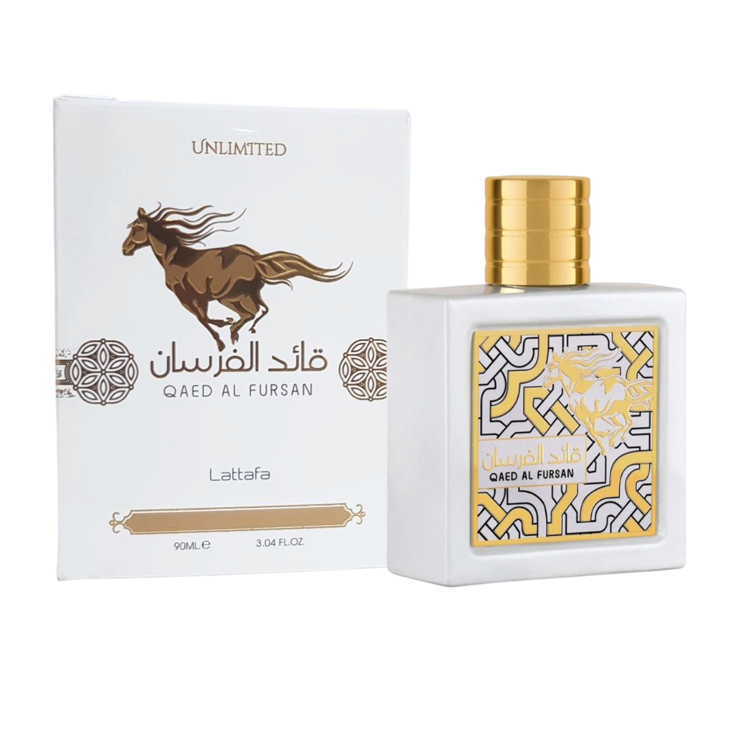 Qaed Al Fursan Unlimited EDP Perfume - 90ml By Lattafa Qaed Al Fursan Unlimited EDP Perfume - 90ml By Lattafa