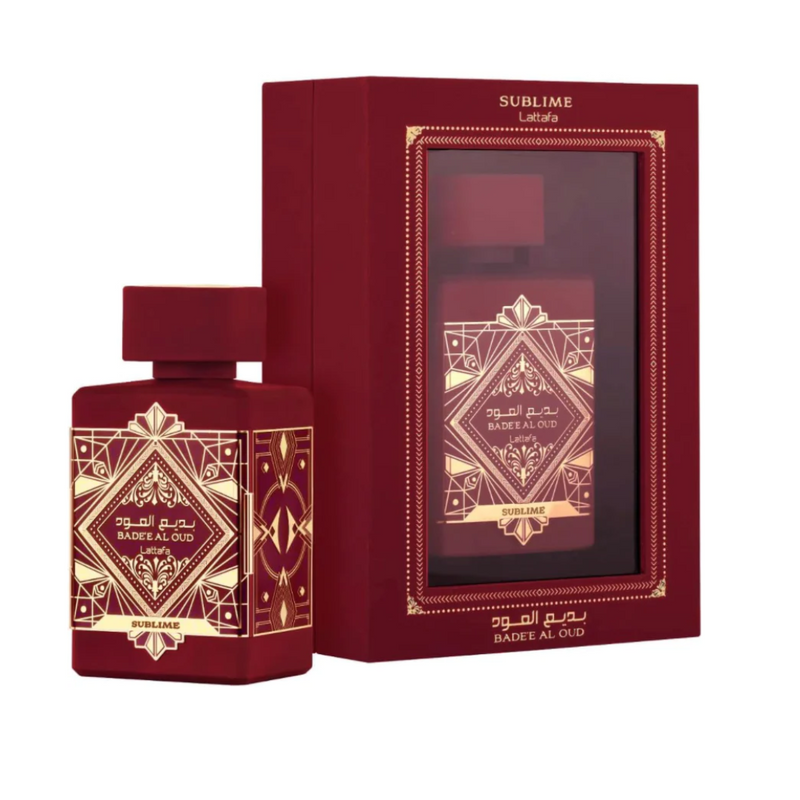 Bade'e Al Oud for Glory & Bade'e Al Oud Sublime EDP | By Lattafa Perfumes - Where Warmth Meets Opulence In Perfumery - Tuzzut.com Qatar Online Shopping