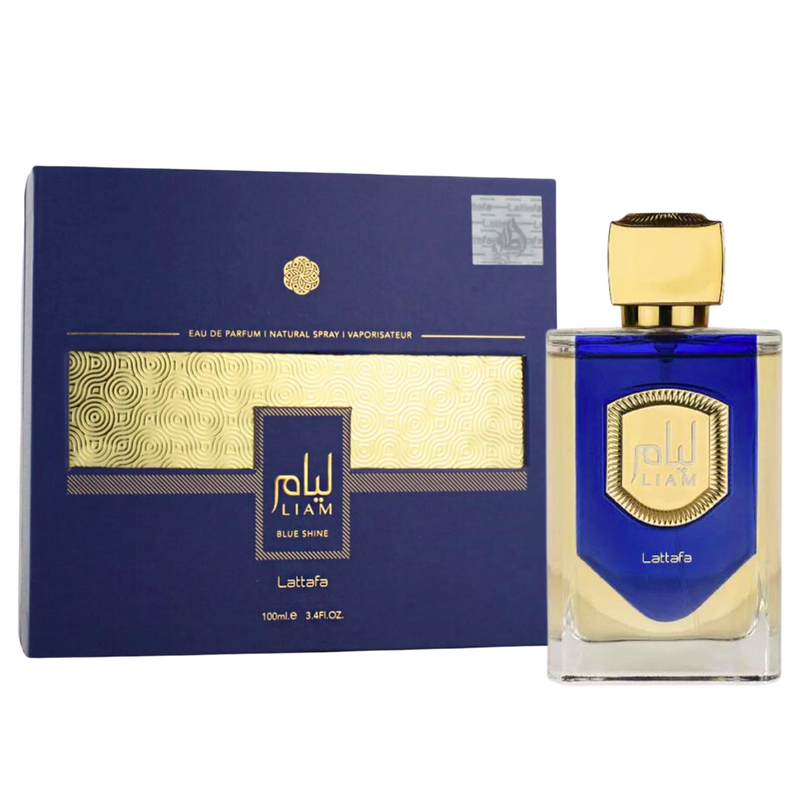 Liam Blue Shine EDP Spray 100ML (3.4 OZ) By Lattafa, Refreshing And Aromatic Fragrances For Men & Women