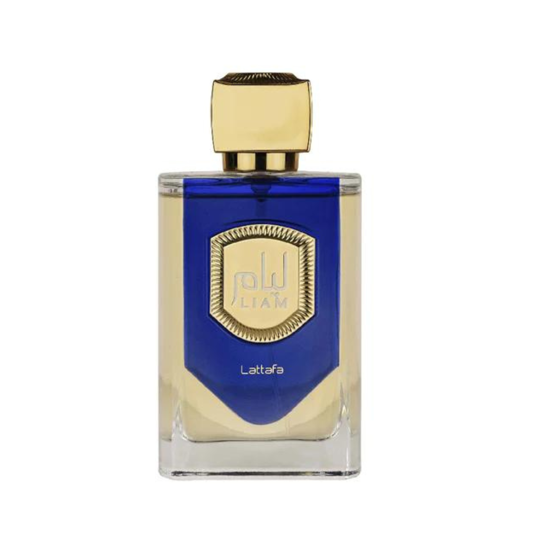 Liam Blue Shine EDP Spray 100ML (3.4 OZ) By Lattafa, Refreshing And Aromatic Fragrances For Men & Women Liam Blue Shine EDP Spray 100ML (3.4 OZ) By Lattafa, Refreshing And Aromatic Fragrances For Men & Women