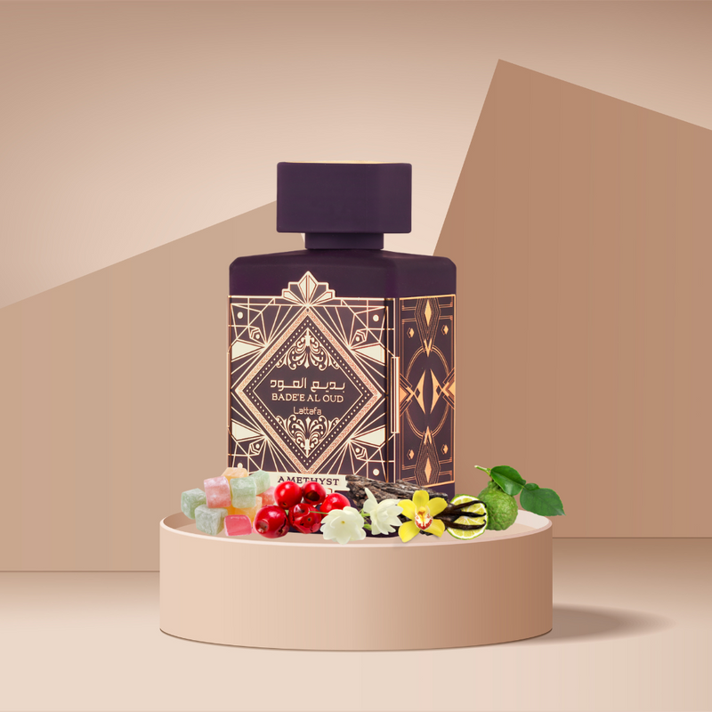 Amethyst Bade'e Al Oud EDP Perfume -100ml By Lattafa - Tuzzut.com Qatar Online Shopping