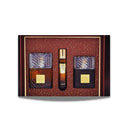 Lattafa Khamrah Qahwa 3-Piece Gift Set - EDP Perfume, Travel Spray, Hair Mist