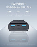 VEGER ACE100 Built-in EU Plug Power Bank PD 22.5W 10000mAh- Power Bank with a wall plug charger! - Tuzzut.com Qatar Online Shopping