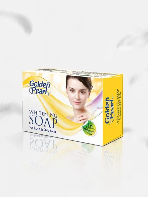 Golden Pearl Whitening Soap – Acne Prone & Oily Skin 100gm