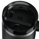 Stanley Vacuum Insulated Tumbler with Lid and Straw for Water 1.18L (Black) - TUZZUT Qatar Online Shopping