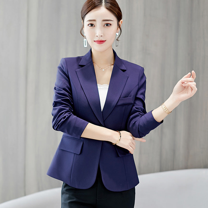 Women Fashion Casual Blazer Slim Fit Business Basic Jacket Lady Work Wear Women Fashion Casual Blazer Slim Fit Business Basic Jacket Lady Work Wear