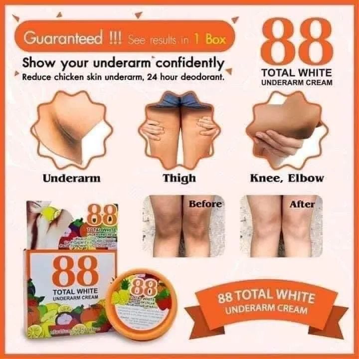 88 Total White Underarm Cream (35g) - 88TWUC - Tuzzut.com Qatar Online Shopping