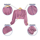 Zanzea Fashion Women's Full Sleeve Short Top S4493361 - Tuzzut.com Qatar Online Shopping