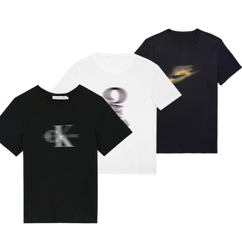 3 Pcs Men's Fashion U Neck T-Shirt S4615056