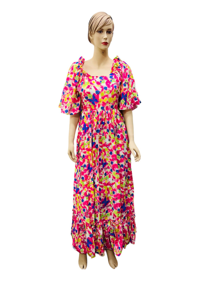 Women's Fashion Long Gown S4593104 - Tuzzut.com Qatar Online Shopping