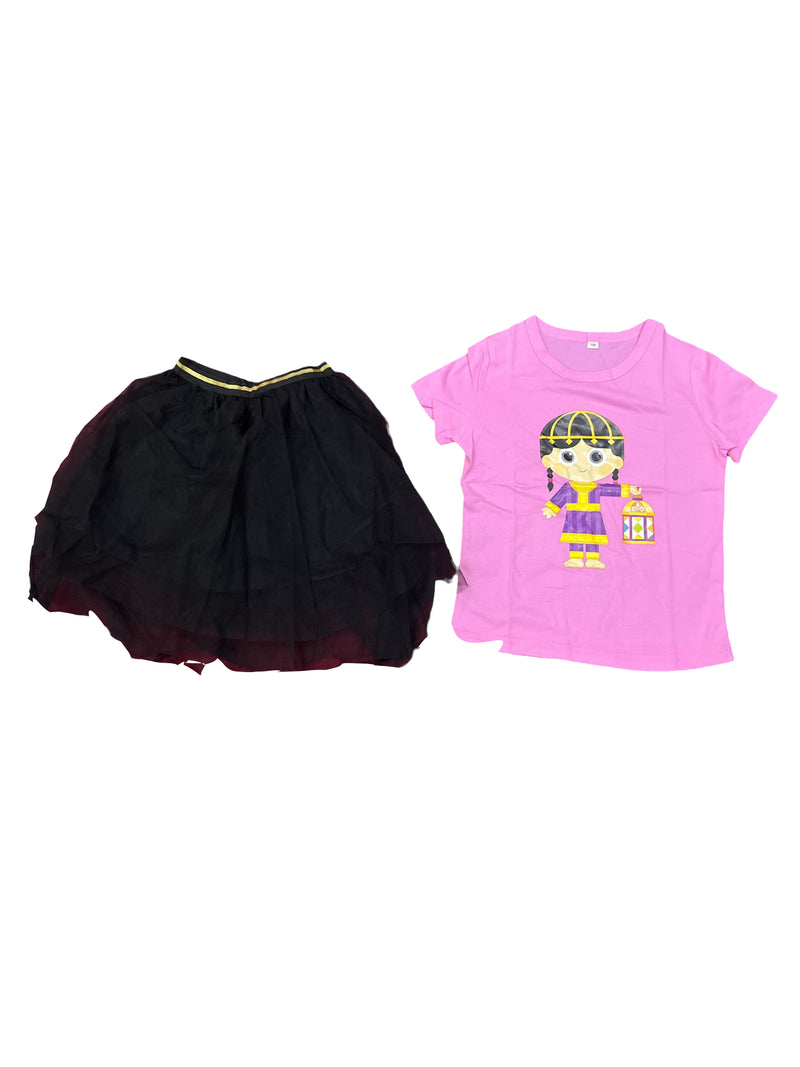 Kid's Fashion Top & Skirt Set X3105936
