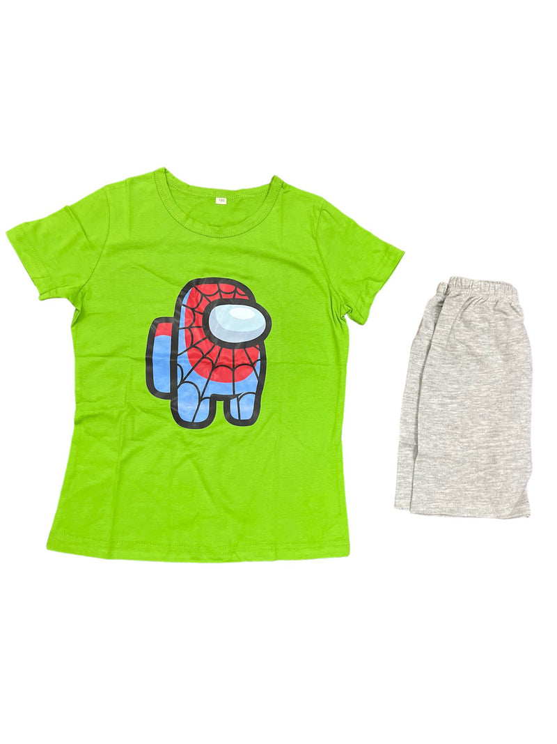 Kid's fashion T-Shirt & Shorts Set X3090390 - Tuzzut.com Qatar Online Shopping