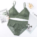 Women Lace Seamless Backless Padded Ultrathin Bra & Brief Sets - B775 - Tuzzut.com Qatar Online Shopping