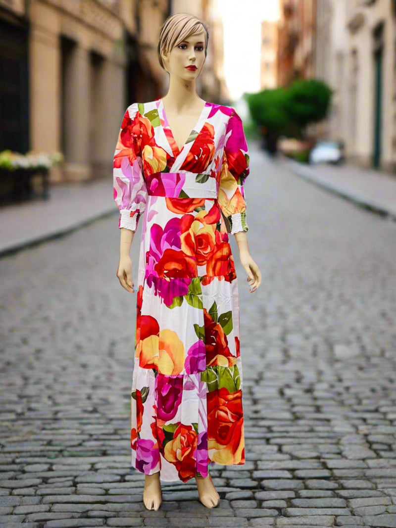 Women's Fashion Long Dress S4595247 - Tuzzut.com Qatar Online Shopping