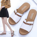 Women's Fashion Buckle Slide Sandals TC-288 - Tuzzut.com Qatar Online Shopping
