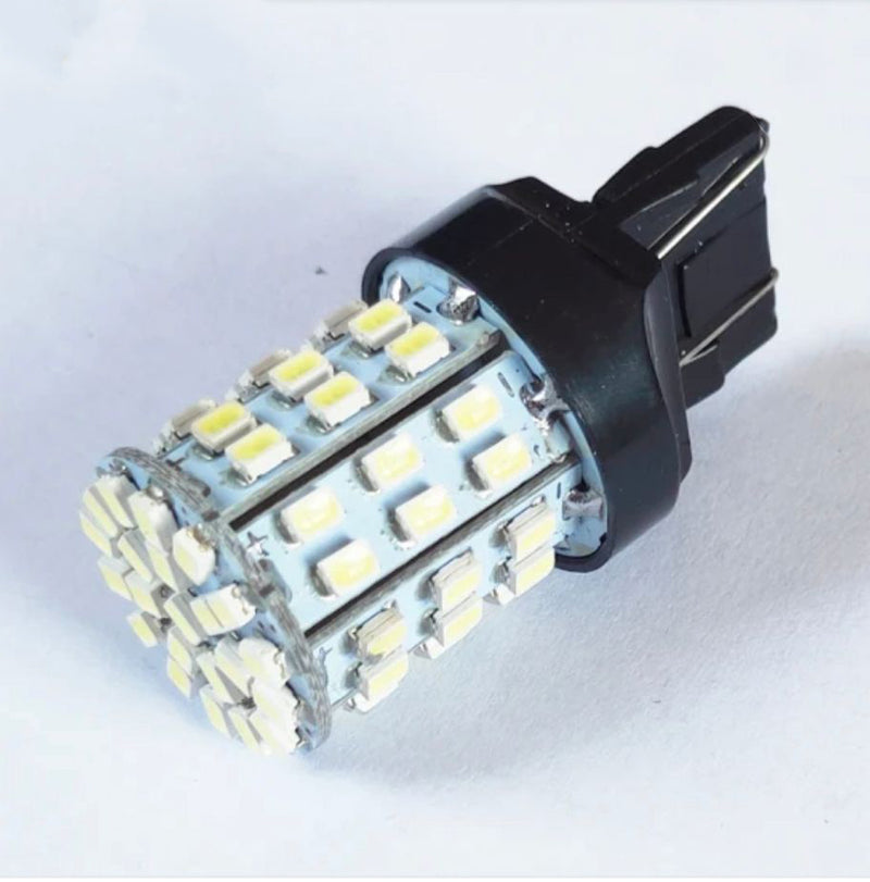 Auto Light LED Bulb 1206 64SMD 7443 1891 12V 21/5W T20 Car Brake Stop Light S4723666 - Tuzzut.com Qatar Online Shopping